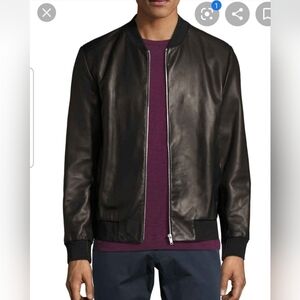 Theory mens super soft leather jacket